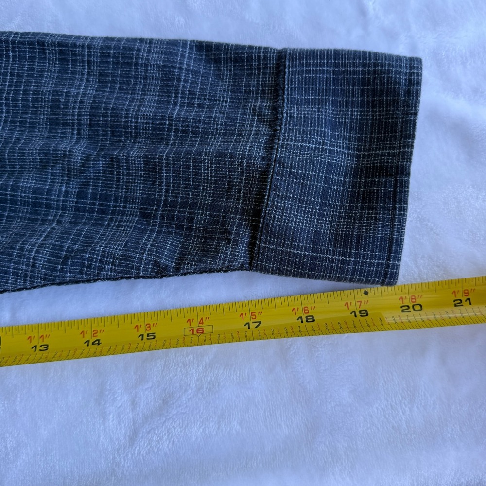 Taylor Stitch Jack Shirt Mens Large 46 Blue Plaid Button Up Organic Cotton Work - Picture 5 of 11